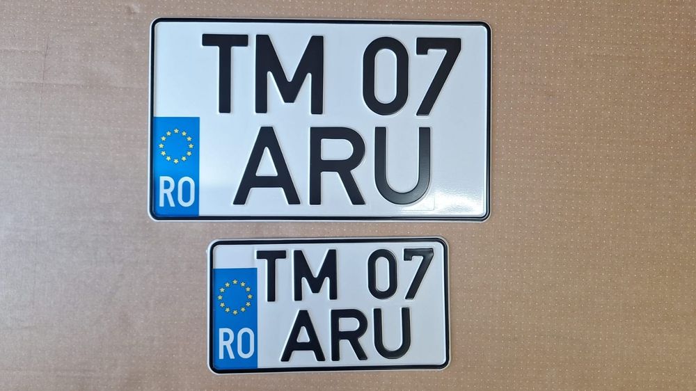 Placute auto numere auto personalizate ornamentale