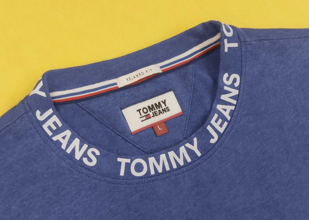 Tricou Tommy Hilfiger - Collar Navy Blue