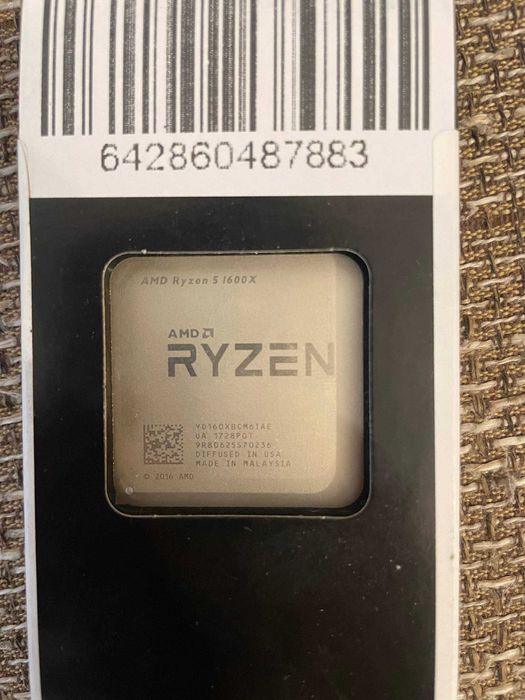 AMD ryzen 5 1600x