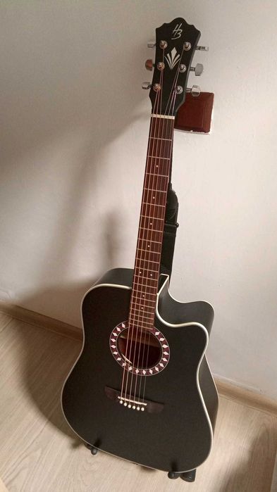 Chitară HB Custom Line CLD-10SCE BKS +Accesori  Pret NOU 3200 RON