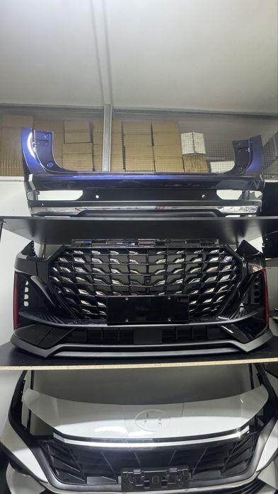 Жетур х 70 плус ,Бампер сборе  ,Jetour x 70 plus передний бампер компл