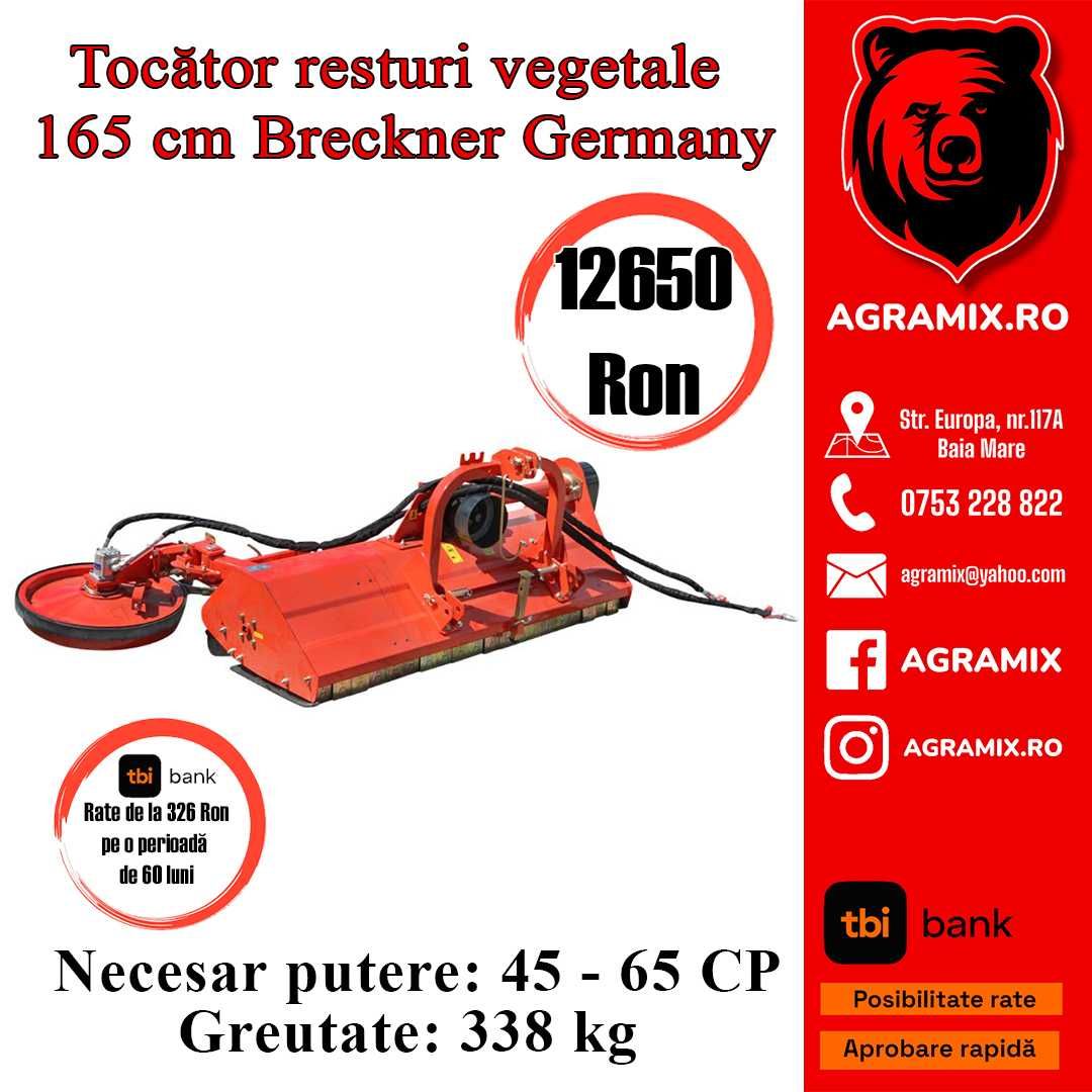 Tocatoare 1.65 m resturi vegetale cu palpator marca Breckner Germany