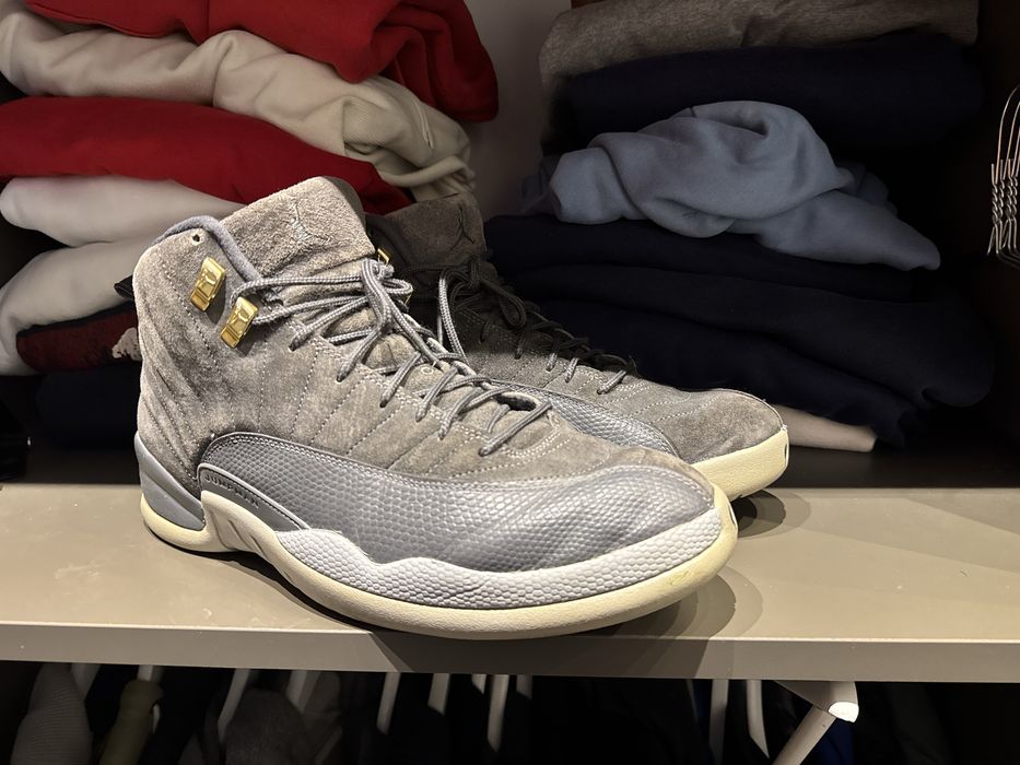 Jordan 12 retro dark grey 46