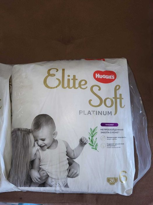 Подгузники-трусики Huggies Elite Soft Platinum 6