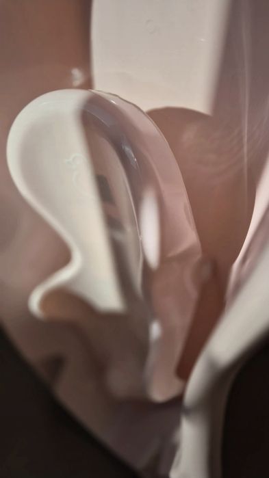 Set cadita de baie Duck roz + suport + Cadou