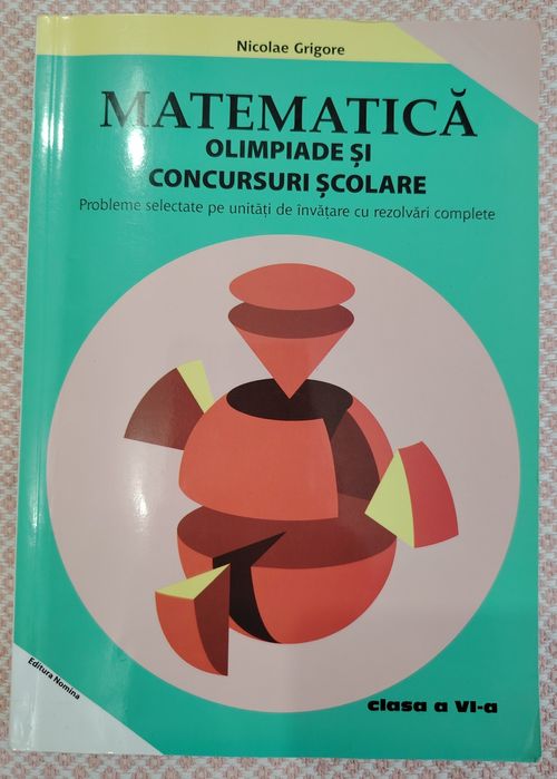 Olimpiade și concursuri clasa a 6 - a
