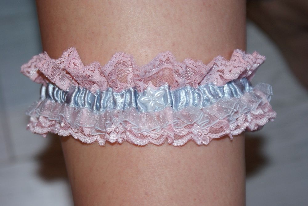 Jartiera mireasa NOUA hand made 100% in Romania Bridal garter