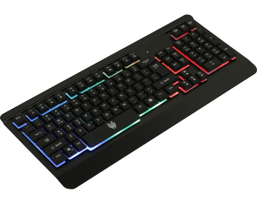 Клавиатура Gaming A+ Ghost, Метална, Rainbow подсветка