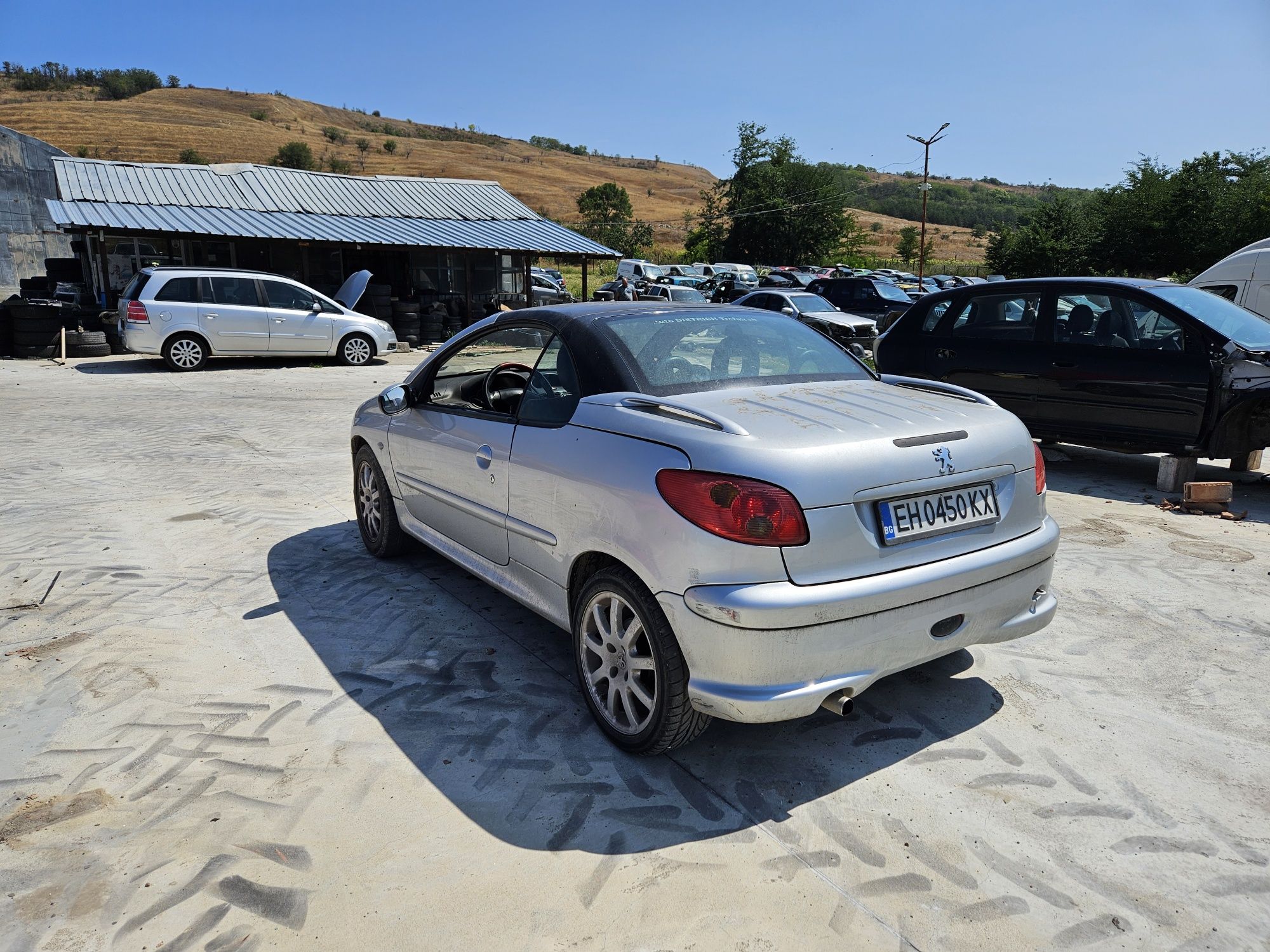 Пежо 206 цц, 1.6i 16V, кабриолет, НА ЧАСТИ