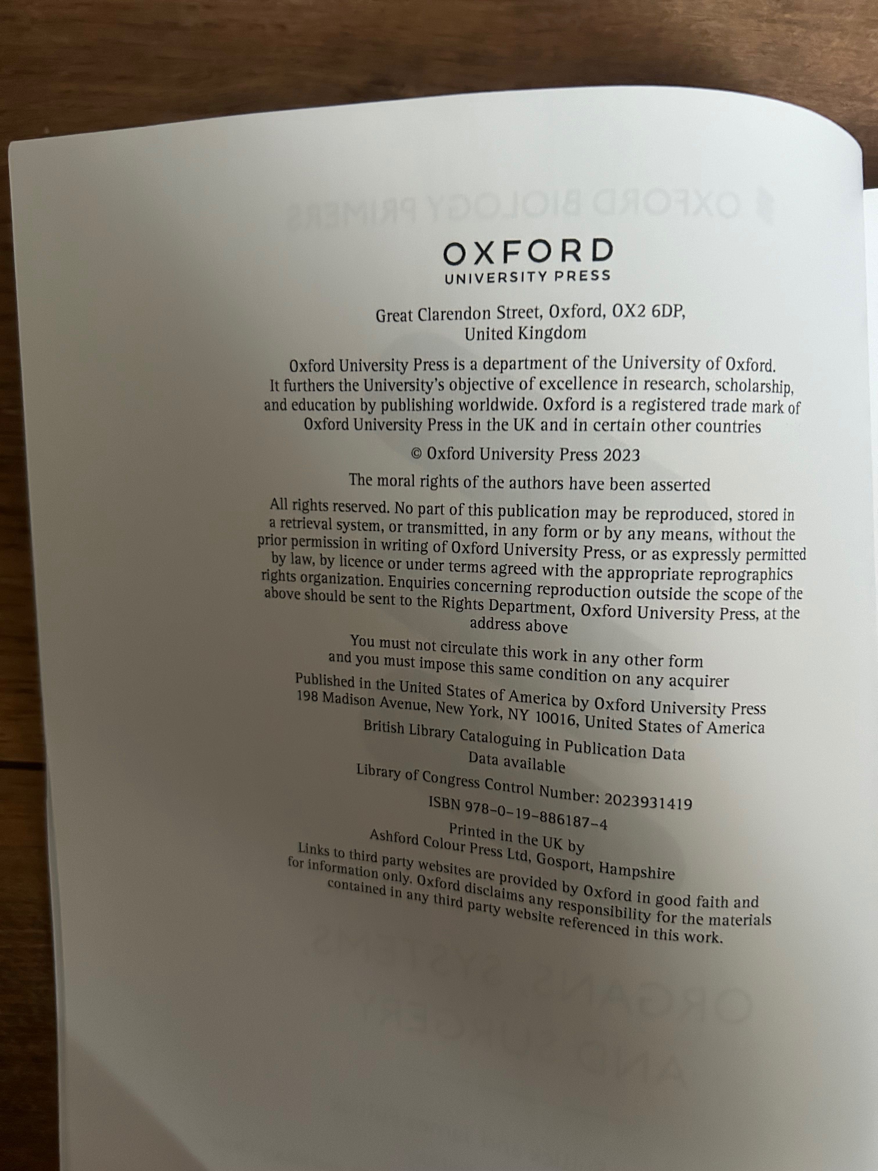 Organs, systems, and surgery (oxford biology) - Оксфорд Биология