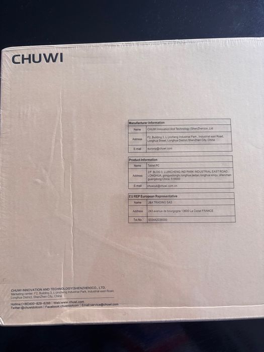 Chuwi Tablet Pc.