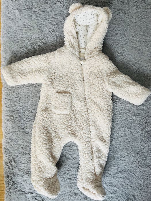 Salopeta ursulet crem Zara