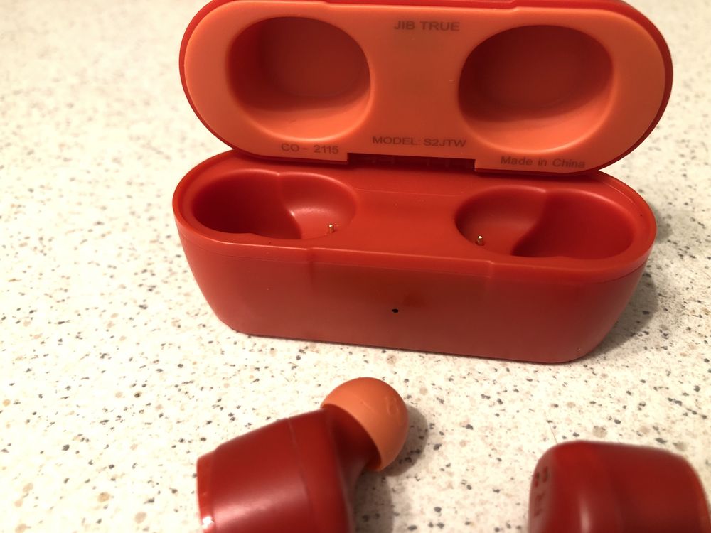 Casti bluetooth Jib True Skullcandy red pentru piese