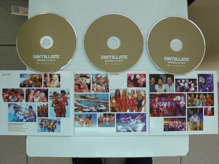CD Compilatie "SINTILLATE MARBELLA 2014" Contine 3 CD,Original, Rar RO