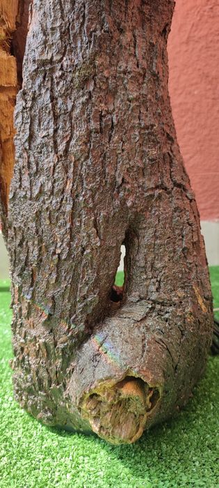 Дървена лед лампа / ръчна изработка /