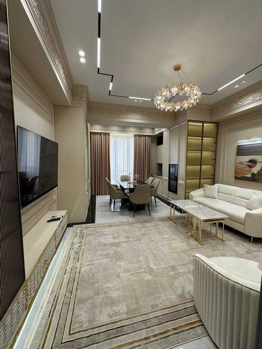 Квартира от Golden House 3-х ком Себзар 5 мин до Метро! Ганга