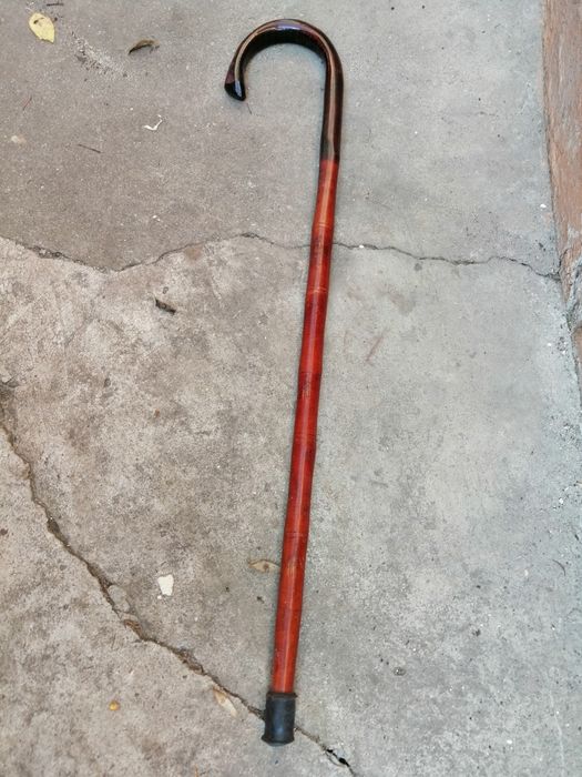 Baston din lemn lucrat manual colecție vintage /toiag bat