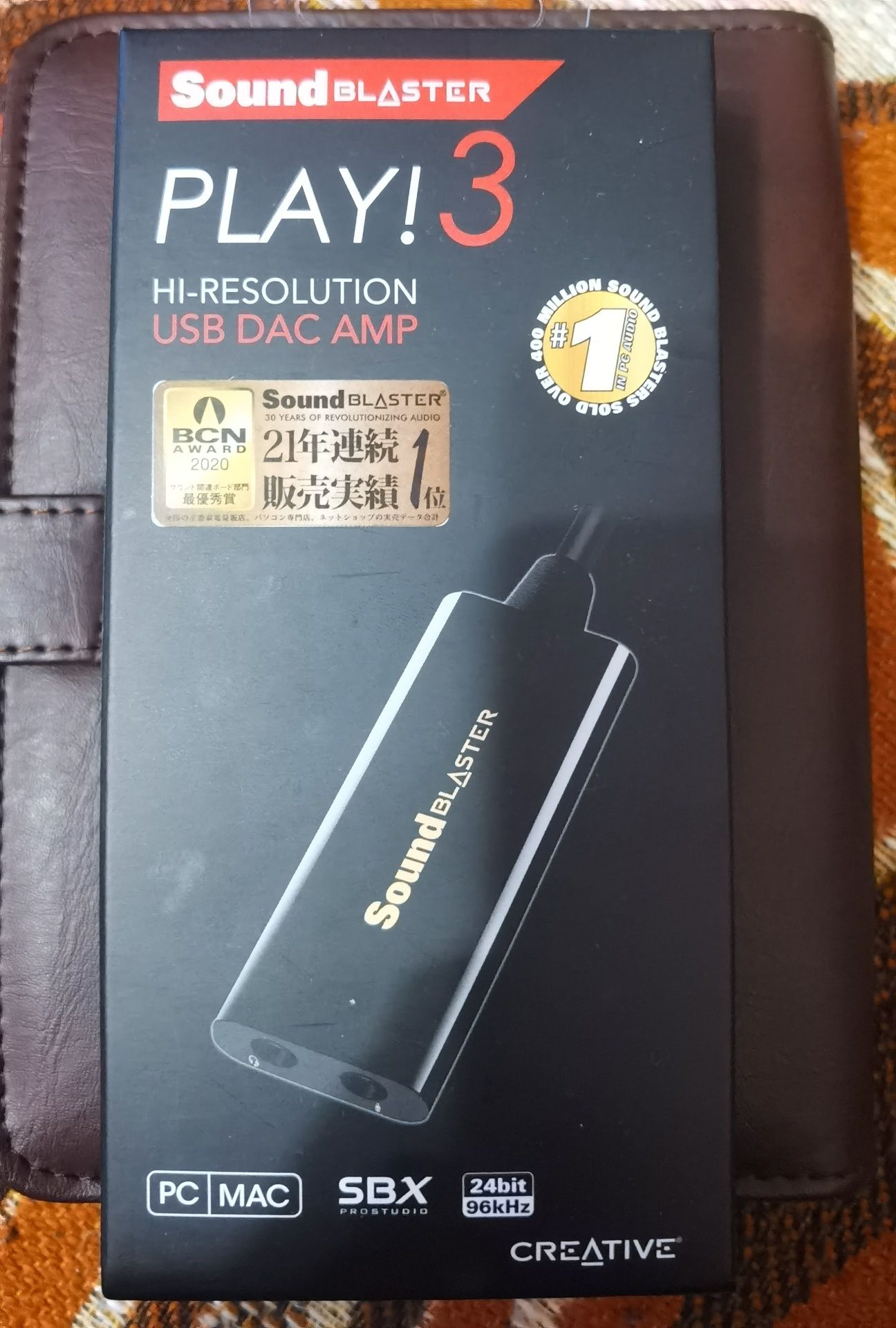 Hi Resolution USB DAC AMP SoundBlaster Play! 3