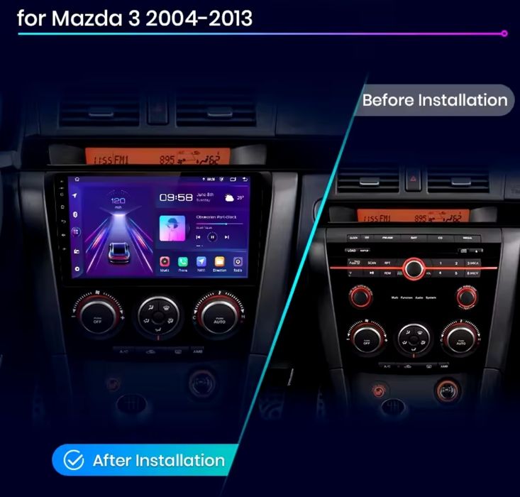 Navigatie Android Mazda 6 Mazda 3