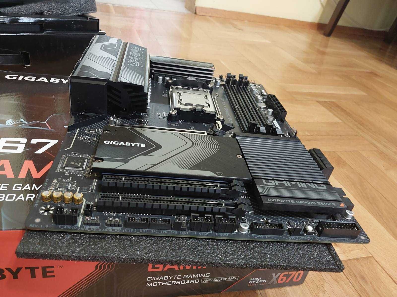 Нов Ryzen 9 7900X3D + Gigabyte X670 GamingX AX Wi-Fi