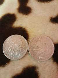 Moneda din argint 5 franci