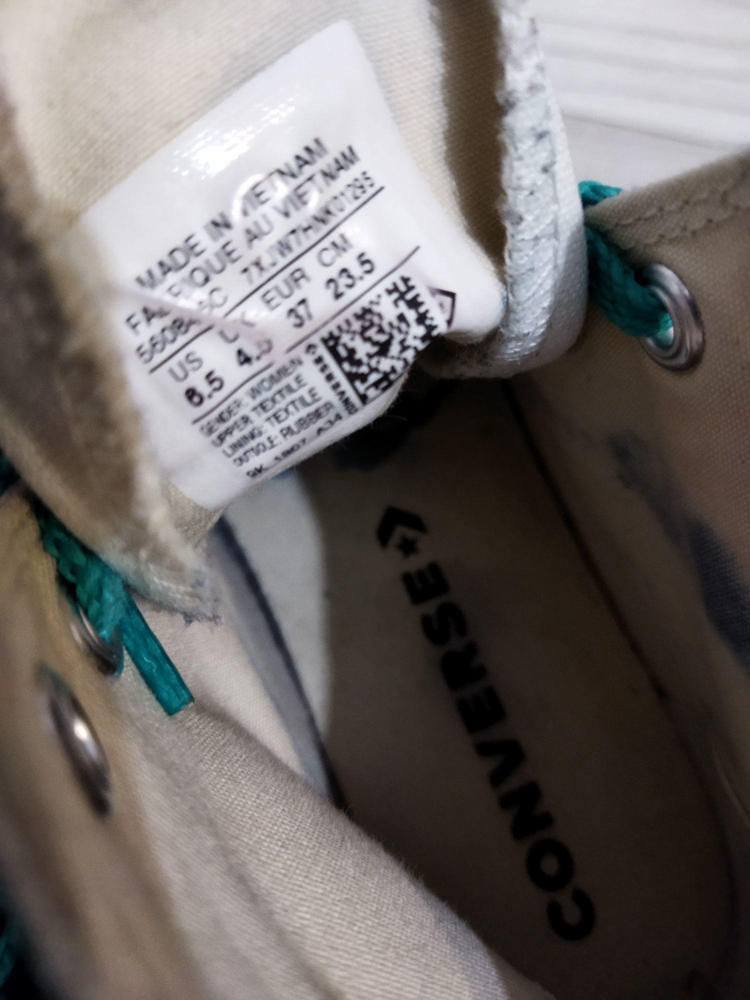 Tenisi originali Converse înalți mărimea 37-37,5