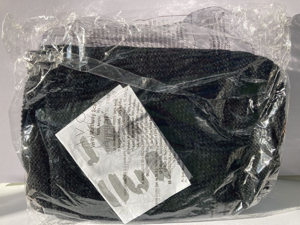 Capa/sal/poncho Verity model multifunctional, negru, Avon