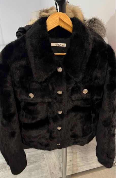 Geaca blana artificiala