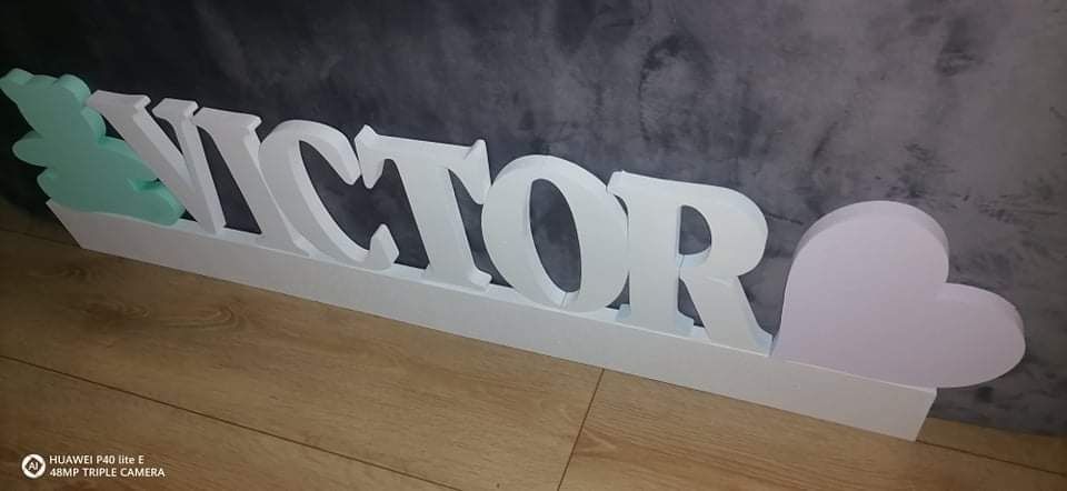 Litere volumetrice botez nunta firma salon de frizerie coafor