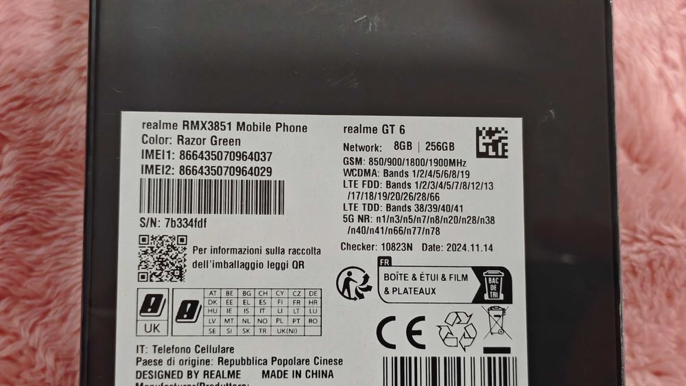 Telefon mobil Telefon Realme GT 6, 8GB RAM, 256GB, 5G, Razor Green