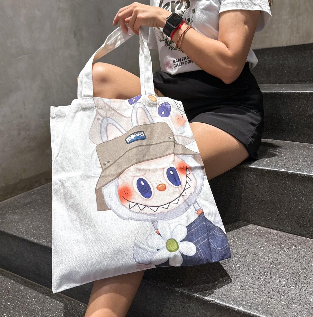 Лабубу-Хит сезона 2025.сумка шоппер LABUBU sumka shopper brelok брелок