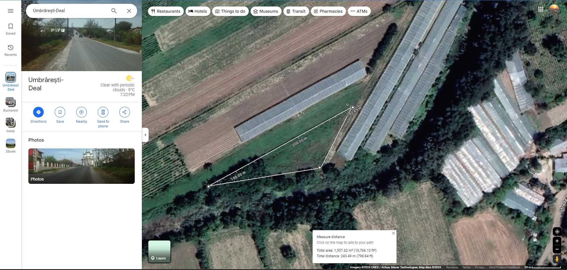 Teren de vanzare intravilan Umbraresti