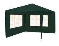 Pavilion metalic 3x3x2,5 acoperis polietilenic verde 100 gmp cu