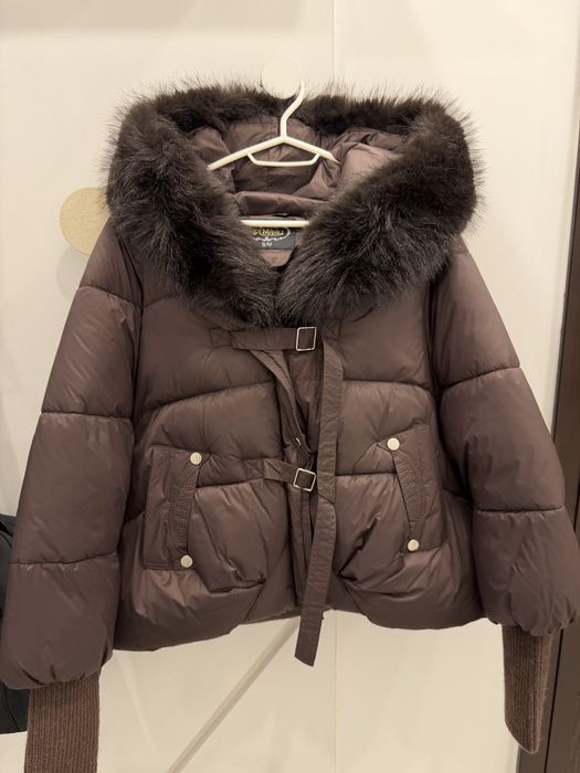 Кафяво зимно яке