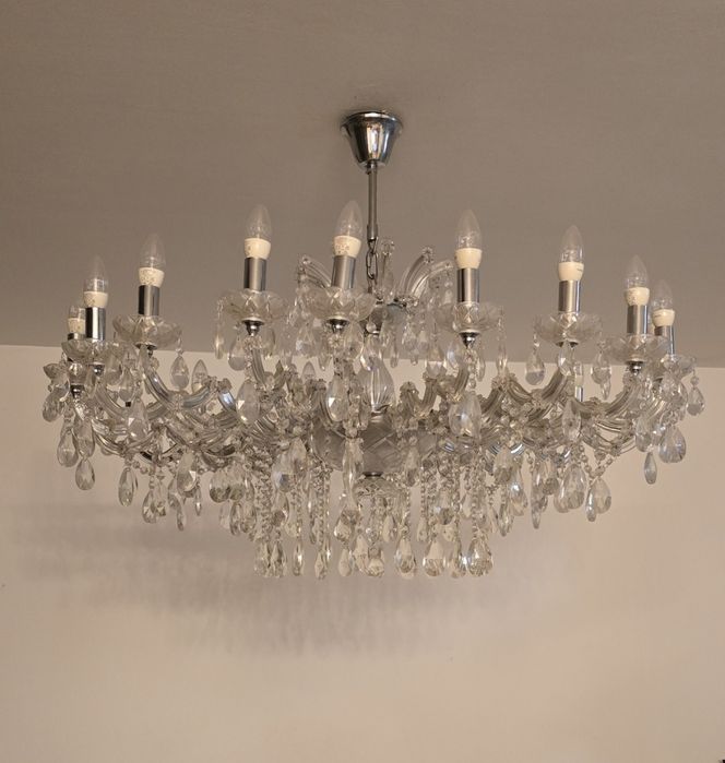 2 buc Candelabru cristal 30 brate 20 de becuri