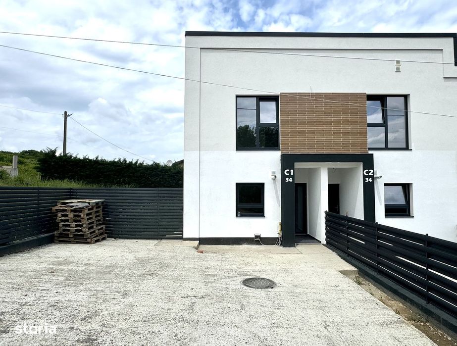 FINALIZATĂ!CANALIZARE! Încălzire în pardoseală! Vila Bucium-Visan