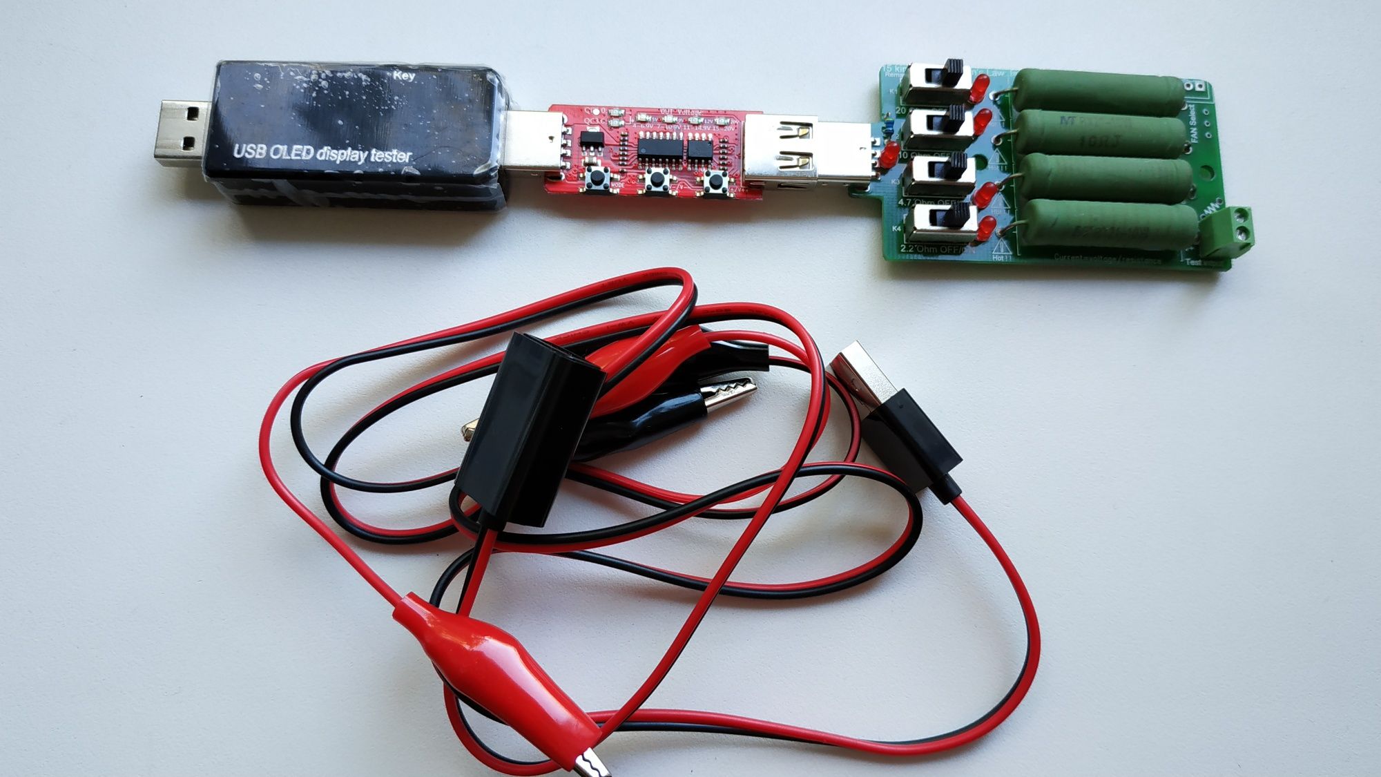 USB Тестер с OLED, Триггер Quick charger, USB Нагрузка, USB кракадил.