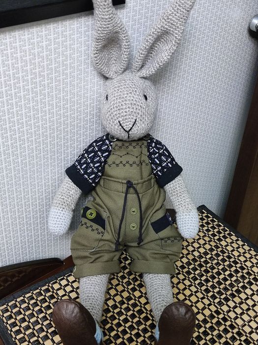 Зайка ручная работа