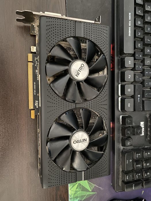 RX580 8gb сменена термо паста