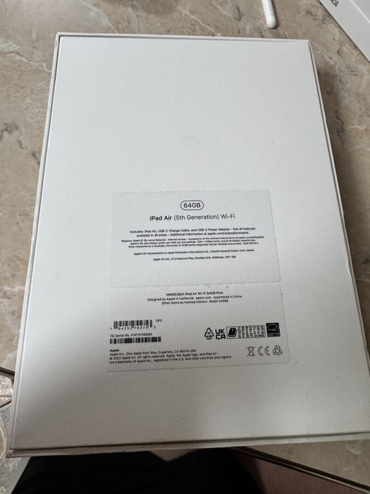 Ipad Air 5th 64 GB Pink Apple Pencil gen 2