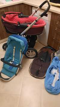QUINNY бебешка количка с 2 коша-пълен комплект и подаръци