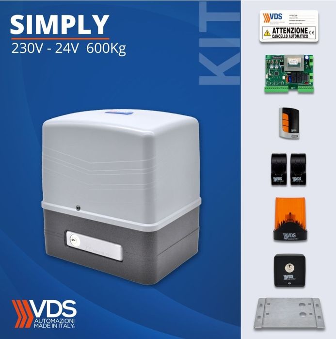 Автоматика за плъзгащи врати 600кг / 250w