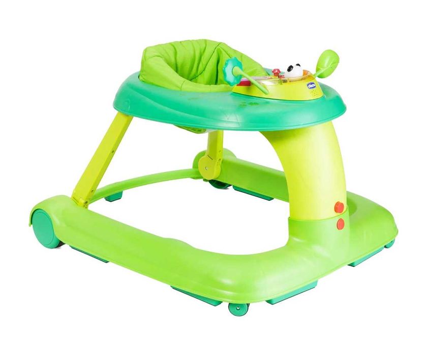 Бебешка проходилка 3в1 Chicco Baby Walker 123, зелена