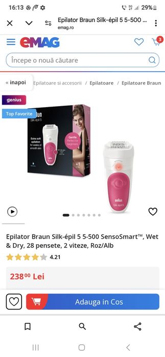 Epilator Braun Silk Epil 5