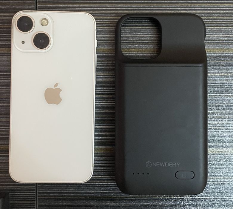 Iphone 13 mini + чехол powerbank.