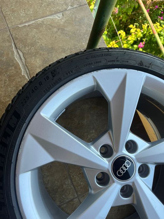 Jante 18 Audi A3 echipate iarna Michelin 225 40 R18 dot 2024