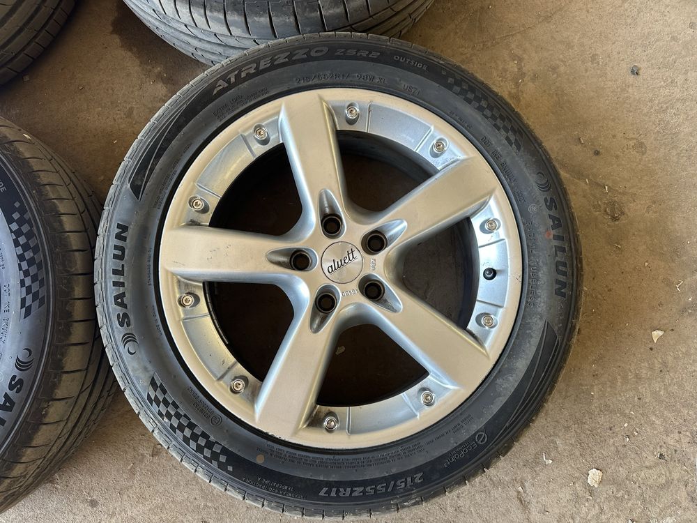 17,5х114.3 Toyota,Mazda,Honda с нови летни гуми 215/55/17