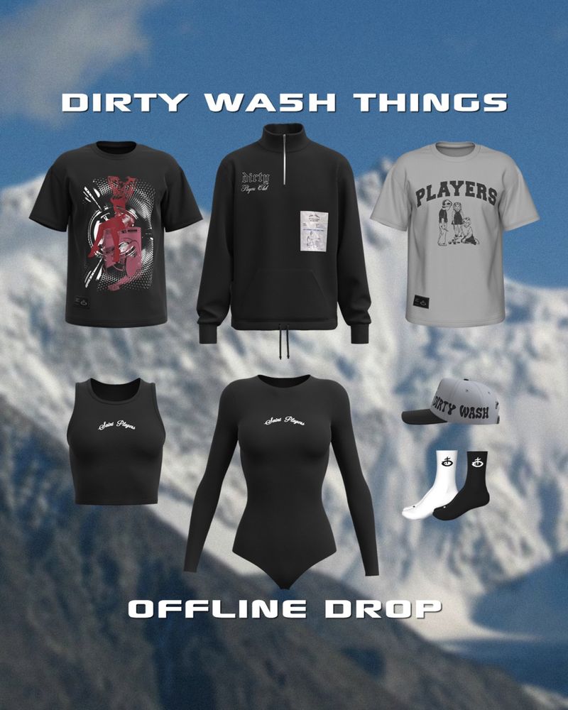 Мерч OBLADAET из коллекции Dirty Wash