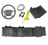 Husa volan piele negru 38 cm. Chevrolet Captiva 2007-2014