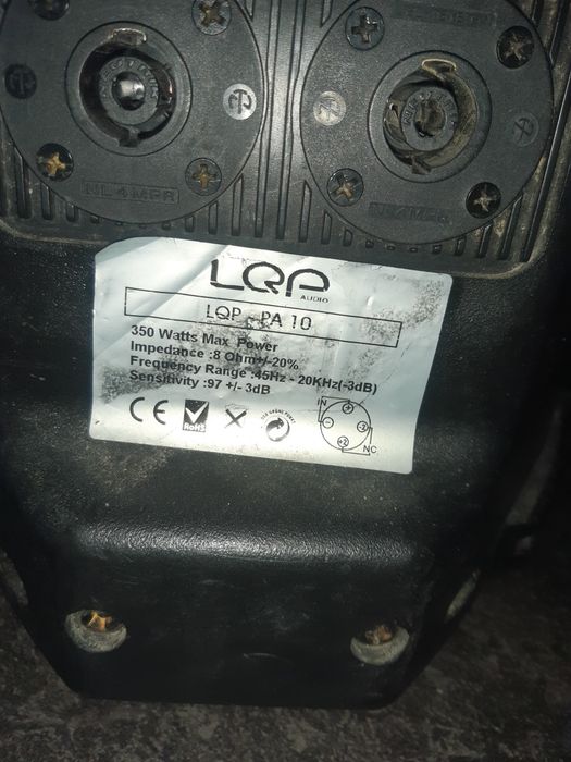 Vând 2 boxe pasive LQP PA10 - 350W